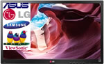 LED Monitors from ASUS, LG, Samsung, Viewsonic